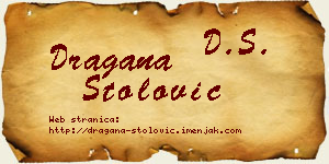 Dragana Stolović vizit kartica